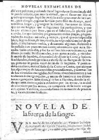 La fuerza de la sangre / Miguel de Cervantes Saavedra; edición de Florencio Sevilla Arroyo | Biblioteca Virtual Miguel de Cervantes
