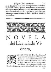 El licenciado vidriera / Miguel de Ceruantes Saauedra | Biblioteca Virtual Miguel de Cervantes