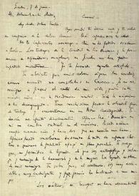 [Carta de José Antonio Ramos Sucre a Dolores Emilia Madriz. Ginebra 7 de junio] | Biblioteca Virtual Miguel de Cervantes