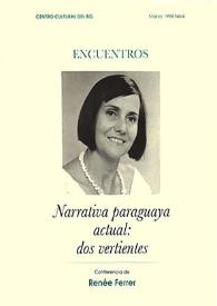 Narrativa paraguaya actual : dos vertientes / Renée Ferrer | Biblioteca Virtual Miguel de Cervantes
