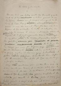 El libro y la viuda [cuento inédito, fragmento] | Biblioteca Virtual Miguel de Cervantes