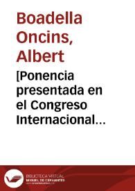 [Ponencia presentada en el Congreso Internacional "Autor teatral y siglo XX" : Madrid 26-11-98] / Albert Boadella | Biblioteca Virtual Miguel de Cervantes
