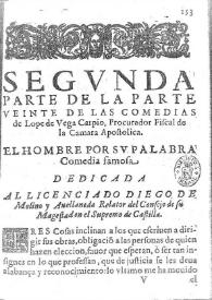 El hombre por su palabra : comedia famosa | Biblioteca Virtual Miguel de Cervantes