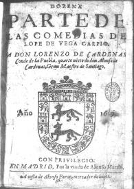 Docena parte de las comedias de Lope de Vega Carpio | Biblioteca Virtual Miguel de Cervantes