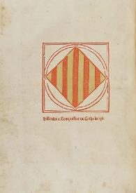 Histories e conquestas de Cathalunya / [compilades per ... Pere Tomic] | Biblioteca Virtual Miguel de Cervantes