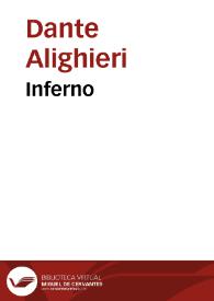 Inferno / Dante Alighieri | Biblioteca Virtual Miguel de Cervantes