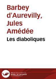 Les diaboliques / Jules Amédée Barbey | Biblioteca Virtual Miguel de Cervantes