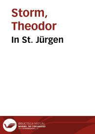In St. Jürgen / Theodor Storm | Biblioteca Virtual Miguel de Cervantes