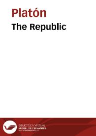The Republic / Platon | Biblioteca Virtual Miguel de Cervantes