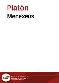 Menexenus / Platon | Biblioteca Virtual Miguel de Cervantes