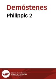 Philippic 2 / Demosthenes | Biblioteca Virtual Miguel de Cervantes