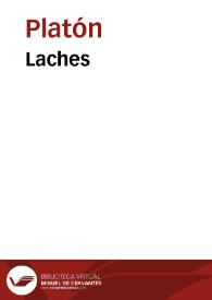 Laches / Plato | Biblioteca Virtual Miguel de Cervantes