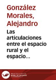 Las articulaciones entre el espacio rural y el espacio turístico en la isla de Lanzarote / Alejandro González Morales | Biblioteca Virtual Miguel de Cervantes