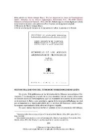 Nuevos fragmentos del tesoro de Torredonjimeno (Jaén) / Martín Almagro Basch | Biblioteca Virtual Miguel de Cervantes