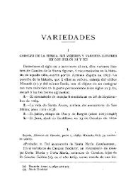 Canales de la Sierra. Sus mujeres y varones ilustres en los siglos XI y XII / Fidel Fita | Biblioteca Virtual Miguel de Cervantes