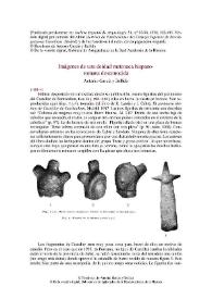 Imágenes de una deidad metroaca hispano-romana desconocida / Antonio García y Bellido | Biblioteca Virtual Miguel de Cervantes