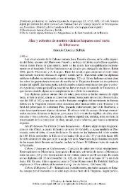 Alae y cohortes de nombres étnicos hispanos en el norte de Marruecos / Antonio García y Bellido | Biblioteca Virtual Miguel de Cervantes