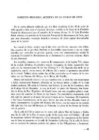 Conjunto histórico artístico de la ciudad de León / Luis Menéndez Pidal | Biblioteca Virtual Miguel de Cervantes