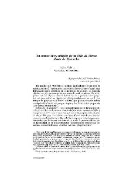La anotación y edición de la "Vida de Marco Bruto" de Quevedo / Carlos Vaíllo | Biblioteca Virtual Miguel de Cervantes