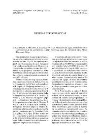 Investigaciones Geográficas, nº 40. Reseñas bibliográficas | Biblioteca Virtual Miguel de Cervantes