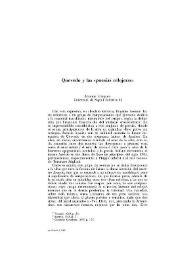 Quevedo y las "poesías relojeras" / Antonio Gargano | Biblioteca Virtual Miguel de Cervantes
