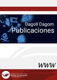 Dagoll Dagom. Publicaciones | Biblioteca Virtual Miguel de Cervantes