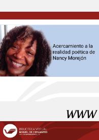 Acercamiento a la realidad poética de Nancy Morejón / por Carmen Alemany Bay | Biblioteca Virtual Miguel de Cervantes