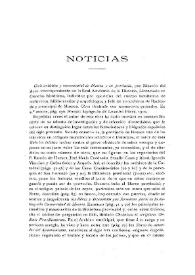 Boletín de la Real Academia de la Historia, tomo 58 (febrero 1911) Cuaderno II. Noticias / Fidel Fita | Biblioteca Virtual Miguel de Cervantes