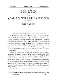 Libros árabes adquiridos por la Academia / Francisco Codera | Biblioteca Virtual Miguel de Cervantes