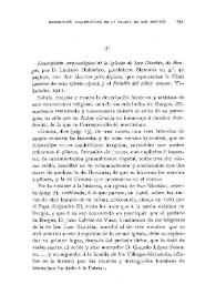 Descripción arqueológica de la iglesia de San Nicolás de Burgos / Fidel Fita | Biblioteca Virtual Miguel de Cervantes