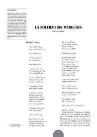 La soledad sin márgenes / Bernardo Reyes | Biblioteca Virtual Miguel de Cervantes