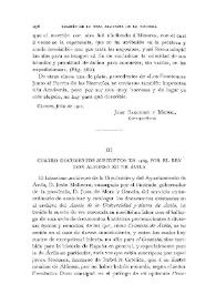 Cuatro documentos suscriptos en 1465, por el Rey D. Alfonso XII de Ávila / Manuel de Foronda | Biblioteca Virtual Miguel de Cervantes