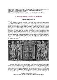 El sarcófago romano del Brillante (Córdoba) / Antonio García Bellido | Biblioteca Virtual Miguel de Cervantes