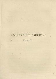 La dama de Amboto : tradición vasca / Gertrudis Gómez de Avellaneda | Biblioteca Virtual Miguel de Cervantes