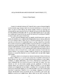 Más información sobre "Arte poética" de Horacio, en la traducción de Tomás de Iriarte (1777) / Francisco Salas Salgado