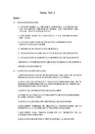Varia. Vol. 1 / Marcelino Menéndez Pelayo; edición preparada por Enrique Sánchez Reyes | Biblioteca Virtual Miguel de Cervantes