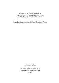 Cuentos extremeños, obscenos y anticlericales / introducción y coordinación, Juan Rodríguez Pastor | Biblioteca Virtual Miguel de Cervantes