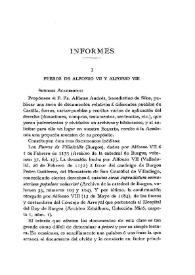 Fueros de Alfonso VII y Alfonso VIII / Rafael de Ureña | Biblioteca Virtual Miguel de Cervantes