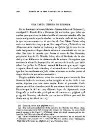 Una carta hebrea de Solsona / Fidel Fita | Biblioteca Virtual Miguel de Cervantes