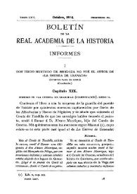 Don Diego Hurtado de Mendoza no fue el autor de "La Guerra de Granada". (Conclusión) / Lucas de Torre y Franco-Romero | Biblioteca Virtual Miguel de Cervantes