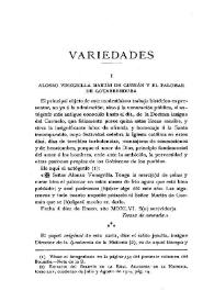 Alonso Vinegrilla Martín de Guzmán y el palomar de Gotarrendura / Bernardino de Melgar | Biblioteca Virtual Miguel de Cervantes