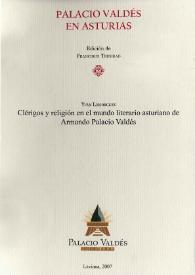 Clérigos y religión en el mundo literario asturiano de Armando Palacio Valdés / Yvan Lissorgues | Biblioteca Virtual Miguel de Cervantes