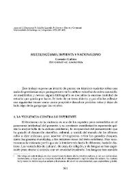 Multilingüismo, imprenta y nacionalismo / Germán Gullón | Biblioteca Virtual Miguel de Cervantes