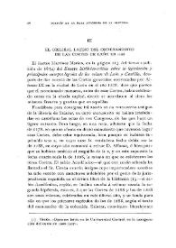 El original latino del ordenamiento de las Cortes de León en 1188 / Jerónimo Bécker | Biblioteca Virtual Miguel de Cervantes