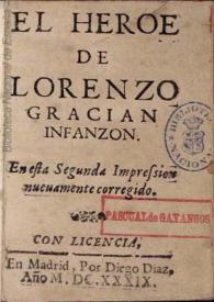 El Héroe de Lorenzo Gracián infanzón / Baltasar Gracián | Biblioteca Virtual Miguel de Cervantes