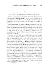 Documents de juifs barcelonnais au XI siècle / Moïse Schwab y Joaquín Miret y Sans | Biblioteca Virtual Miguel de Cervantes