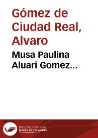 Musa Paulina Aluari Gomez... | Biblioteca Virtual Miguel de Cervantes