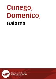Galatea / Agostino Carraci pinxit, Dom. Cunego sculpsit Romae 1772. | Biblioteca Virtual Miguel de Cervantes