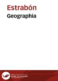 Geographia / a Guarino Veronensi et Gregorio Tifernate latine versa; cum annotationibus Antonii Mancinelli | Biblioteca Virtual Miguel de Cervantes