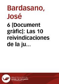 6 : Las 10 reivindicaciones de la juventud... | Biblioteca Virtual Miguel de Cervantes